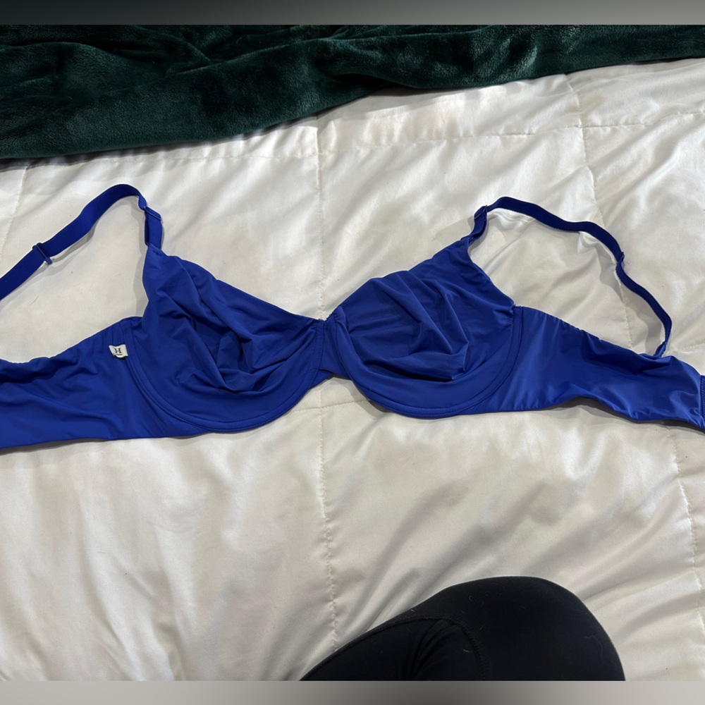 Royal Blue Stretchy Bra with Adjustable Straps